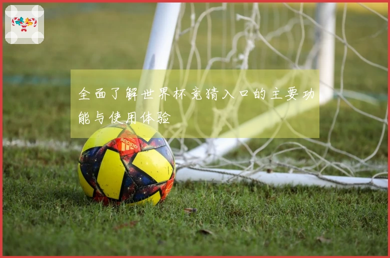 全面了解世界杯竞猜入口的主要功能与使用体验